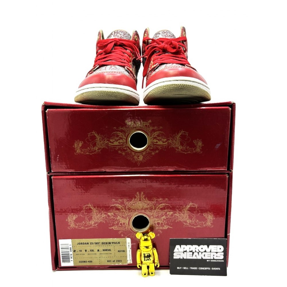 Nike Air Jordan 1 Retro Levi's 23 / 501 Denim Pack 332083-435 NR